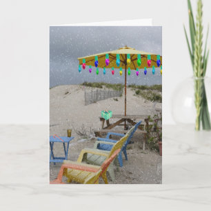 De Groeten van de vakantie van het Strand Feestdagen Kaart