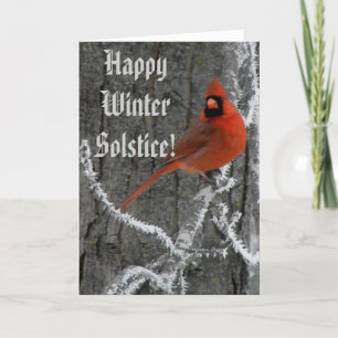 De Groeten van de Zonnestilstand van de winter Feestdagen Kaart