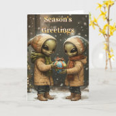 De groeten van Galactic Season Kaart (Gele Bloem)