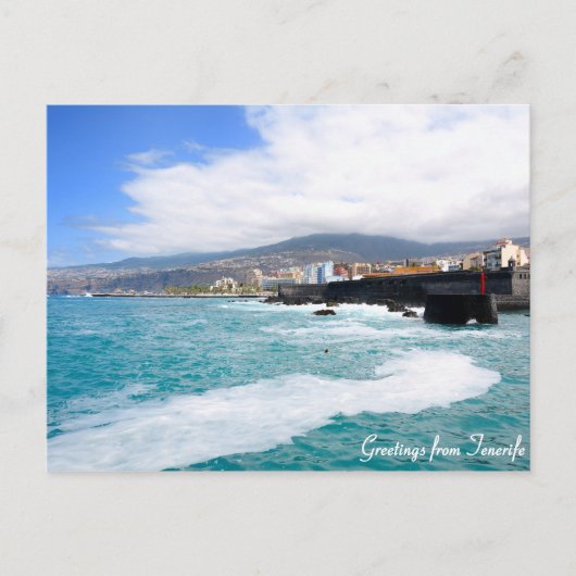 De groeten van het briefkaart Tenerife (Voorkant)