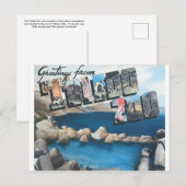 De groeten van het Briefkaart van de dierentuin va (Voorkant / Achterkant)