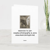 De Groeten van het paard Kaart (Achterkant)