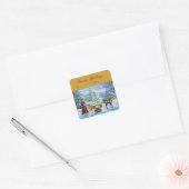 De Groeten van het seizoen Victoriaans Gift Label  (Envelop)