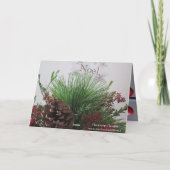 De Groeten van Kerstmis Feestdagen Kaart (Achterkant)