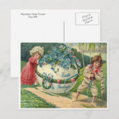 De Groeten van Pasen Feestdagenkaart (Voorkant / Achterkant)