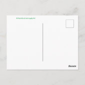 De groeten van Santa Cruz. Briefkaart (Achterkant)