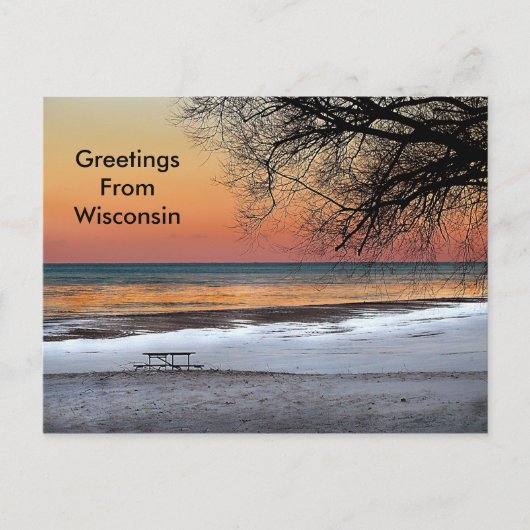 De groeten van Wisconsin Briefkaart (Voorkant)