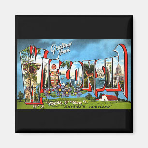 De groeten van Wisconsin Magneet