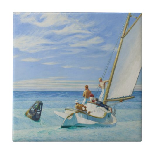 De grond zwelt tegeltje (Voorkant)