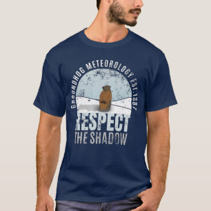 De grondwatermeteorologie respecteert de schaduw t-shirt