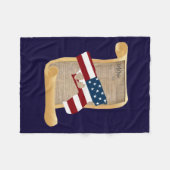 De Grondwet Fleece Deken (Voorkant (Horizontaal))