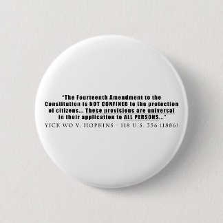 De Grondwet is van toepassing op alle personen Ronde Button 5,7 Cm
