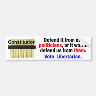 De Grondwet verdedigen Bumpersticker