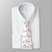 De Groom (rood) Stropdas (Gebonden)