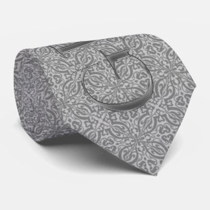 de Groom Silver Wedding Necktie Stropdas