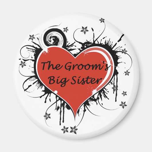 De Groom's grote zuster Magneet (Voorkant)