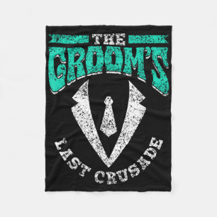 De Grooms Last Crusade Team Bruid Party Groom Teru Fleece Deken