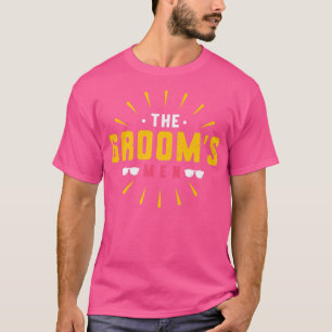 De Grooms Mannen Verloving Bachelor Party Groomsma T-shirt