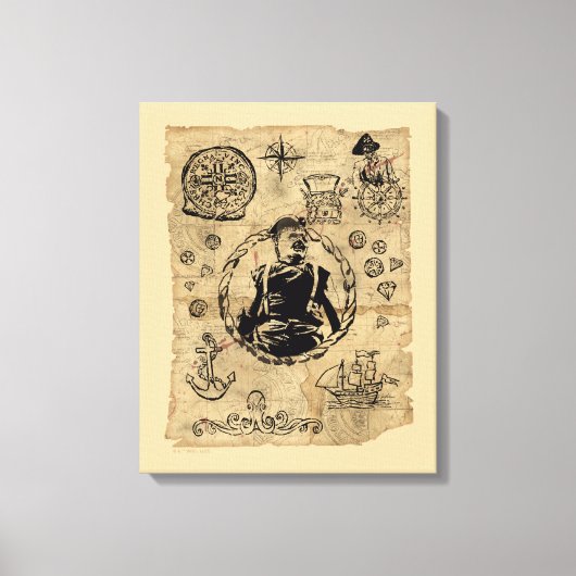 De Groot-Brittannië van de Goonies Canvas Afdruk (Voorkant)