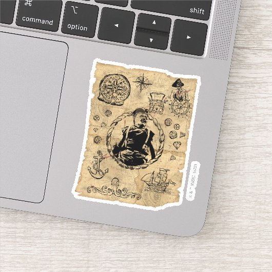 De Groot-Brittannië van de Goonies Sticker (Detail)