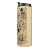 De Groot-Brittannië van de Goonies Thermosbeker (Geroteerd rechts)