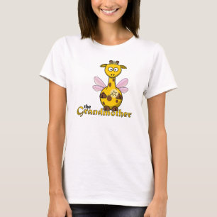 De grootmoeder Giraffe Fairy Godmoeder T-shirt