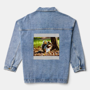 De Grootmoedige Eekhoorn Denim Jacket
