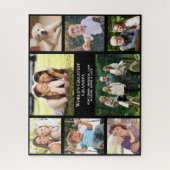 De grootste aangepaste fotocollage van opa ter wer legpuzzel (Verticaal)