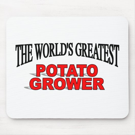 De grootste aardappelteler ter wereld muismat (Voorkant)