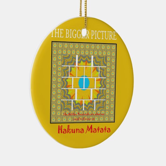 De grootste Afbeelding art print Keramisch Ornament (Rechts)