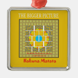 De grootste Afbeelding art print Metalen Ornament