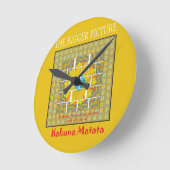 De grootste Afbeelding art print Ronde Klok (Hoek)