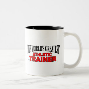 De grootste Athletic trainer ter wereld Tweekleurige Koffiemok