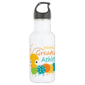 De grootste atleet ter wereld waterfles (Voorkant)