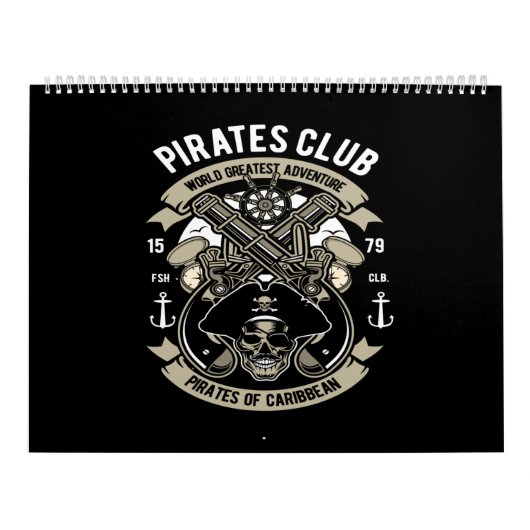de grootste avontuurtijd van de piratenclub kalender (Hoes)