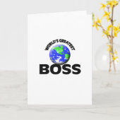 De grootste baas ter wereld kaart (Gele Bloem)