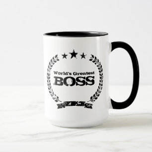 De grootste baas ter wereld    mok koffie