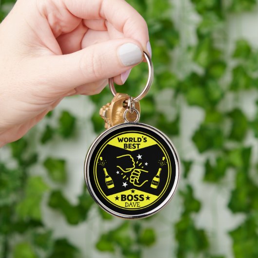 De grootste baas ter wereld sleutelhanger (Hand)