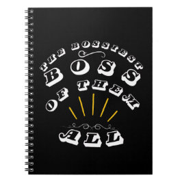 De grootste baas van allemaal notitieboek