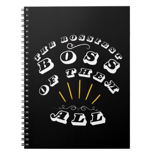 De grootste baas van allemaal notitieboek (Voorkant)