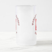 De grootste Babcia ter wereld Matglas Bierpul (Center)