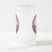 De grootste Babcia ter wereld Matglas Bierpul (Center)