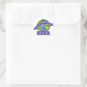 De grootste baby ter wereld ronde sticker (Tas)
