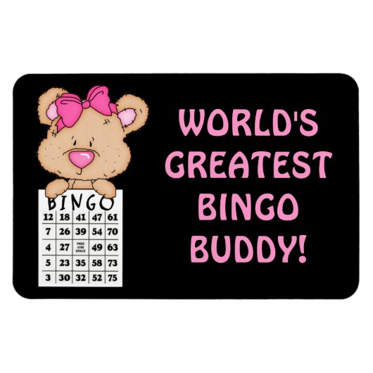 De grootste Bingo Buddy magnet van de wereld Magneet (Horizontaal)