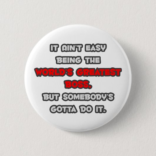 De grootste boksrob ter wereld ronde button 5,7 cm (Voorkant)