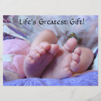 De Grootste Cadeau van het Leven Baby Meisje Showe Kaart