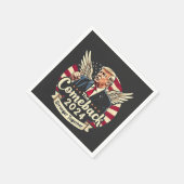 De grootste comeback 2024 samen sterker Trump Servet (Hoek)