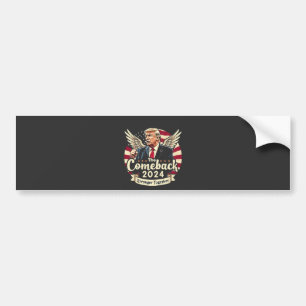 De Grootste Comeback 2024 Sterker Samen Trump Bumpersticker
