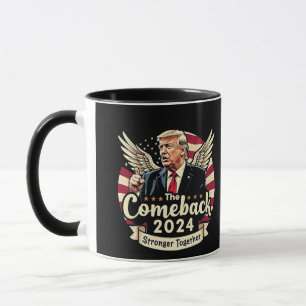 De Grootste Comeback 2024 Sterker Samen Trump Mok
