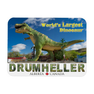 De grootste dinosaurus ter wereld - Souvenir Fridg Magneet